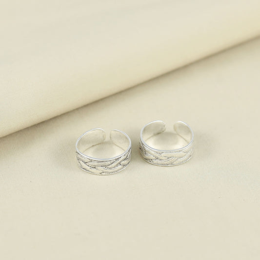 Tanvi Silver Toe Rings