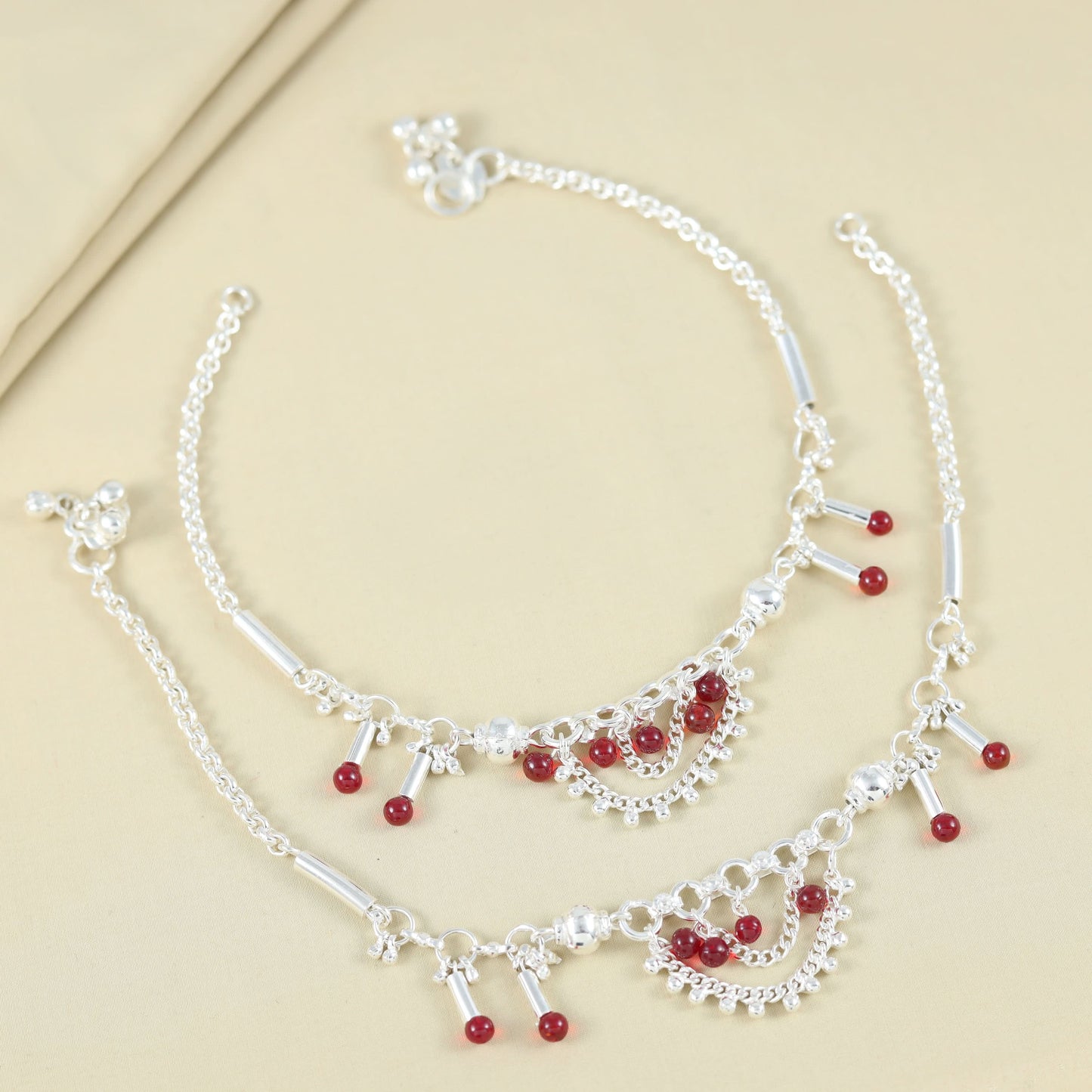 Pragya Silver Anklets