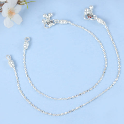 Ananya Silver Anklets