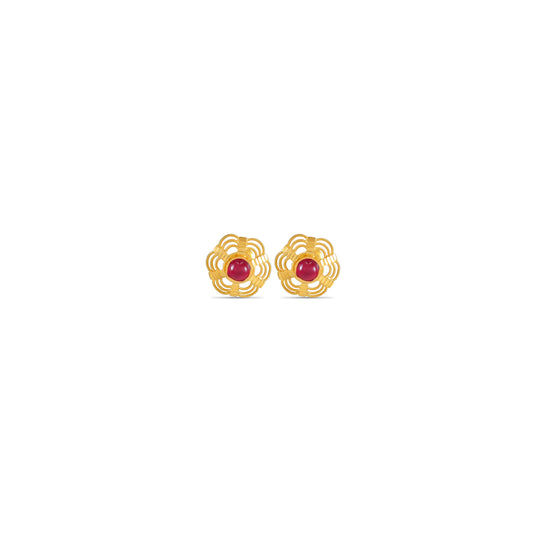 Aavi Fancy Gold Earrings