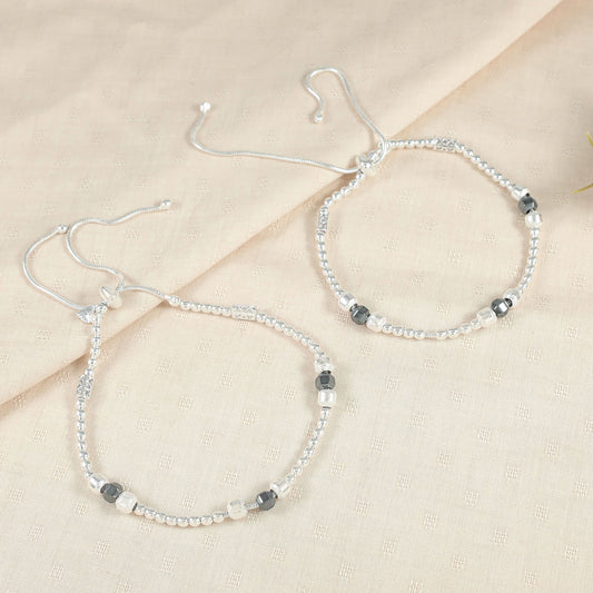 Arpna Silver Anklets