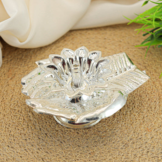 Sensational Silver Diya