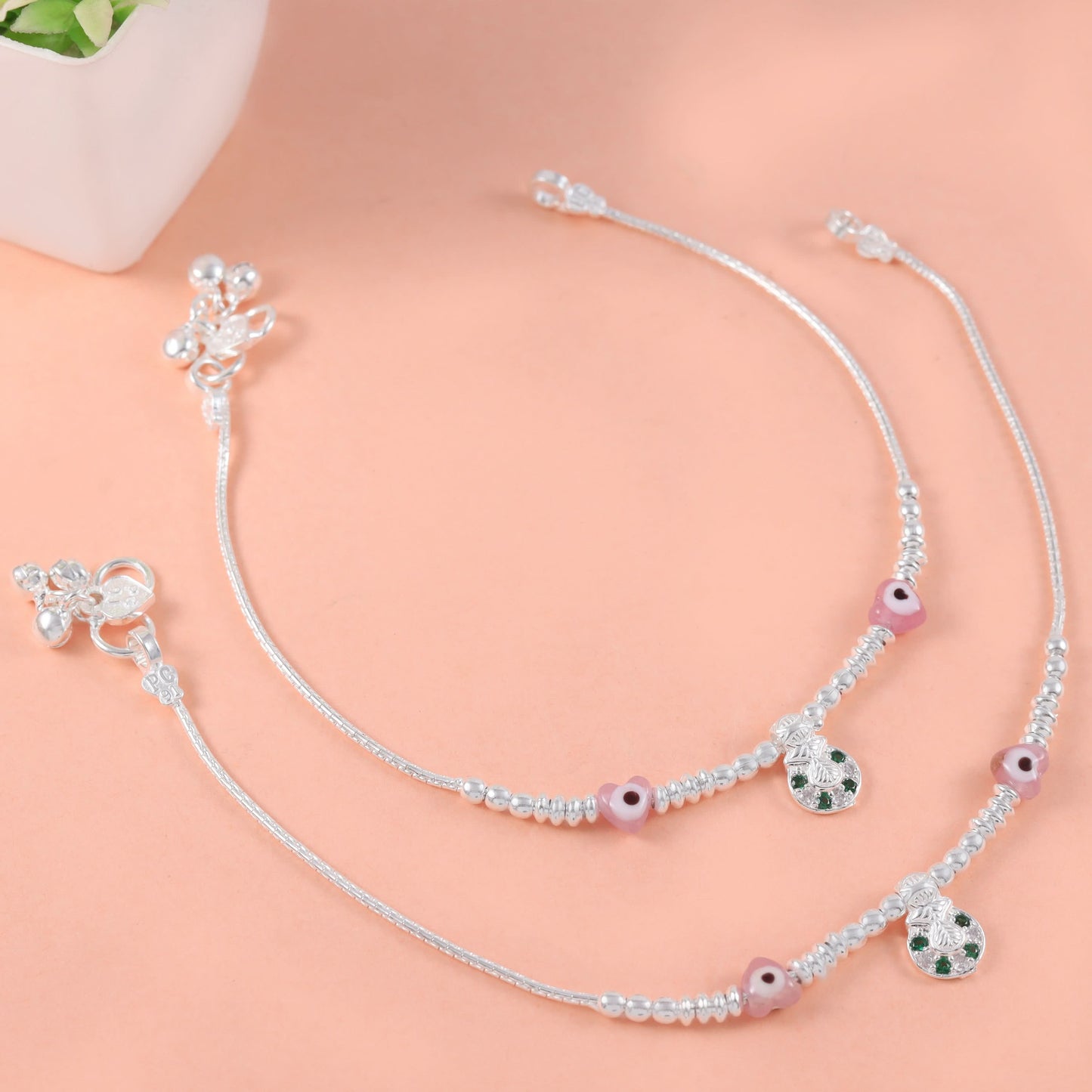 Hermia Anklets Silver
