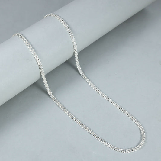 Deep Classy Silver Chain For Him