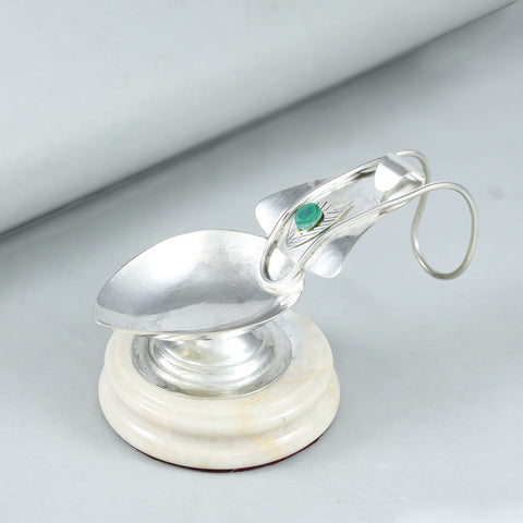 Pleasing Silver Diya