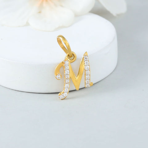 Marvelous M Gold Pendant