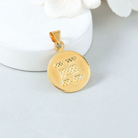 Humble H Gold Pendant