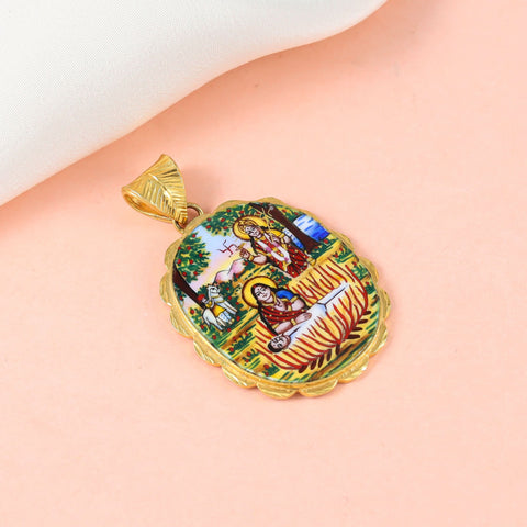 Precious Raani Sati Gold Pendant