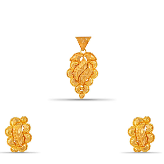 Ardhya Gold Pendant Set