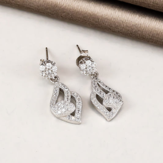 Ranmika Delicate CZ Silver Earrings