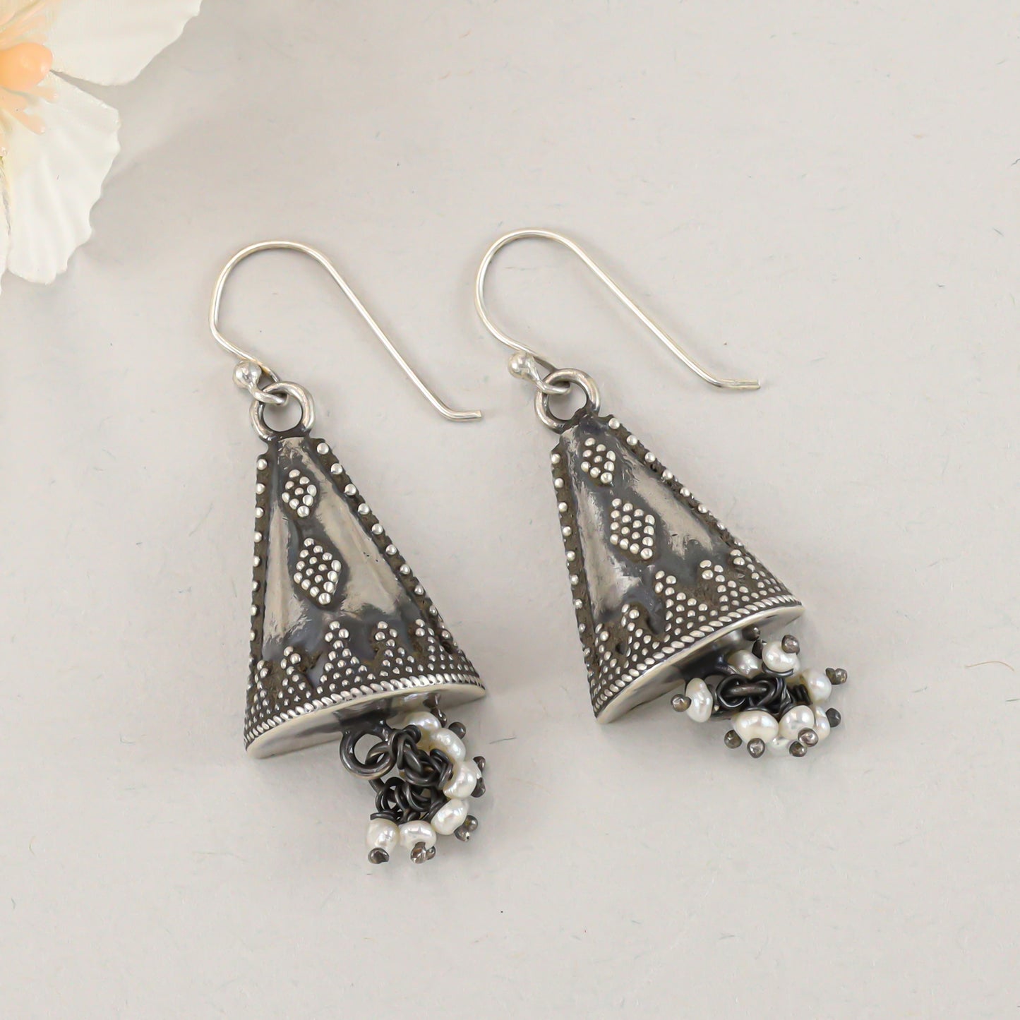 Aparna Glorious Silver Earrings