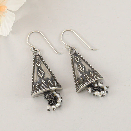 Aparna Glorious Silver Earrings