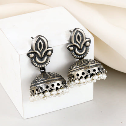 Nermin Imperial Silver Earrings