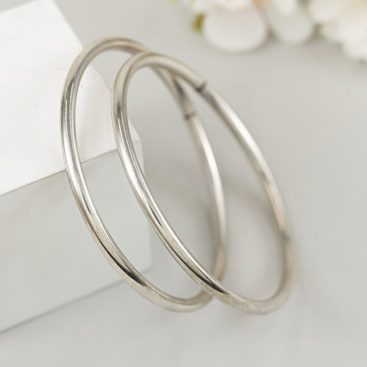 Zorrina Classic Silver Bangle Set