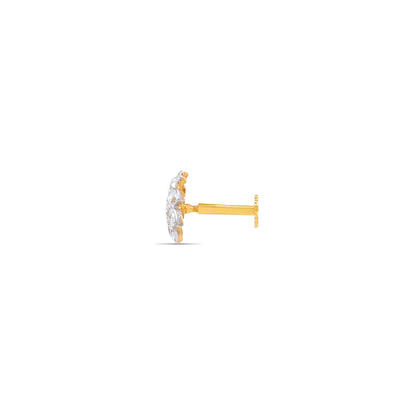 Amelia Elegant Gold Nose Pin