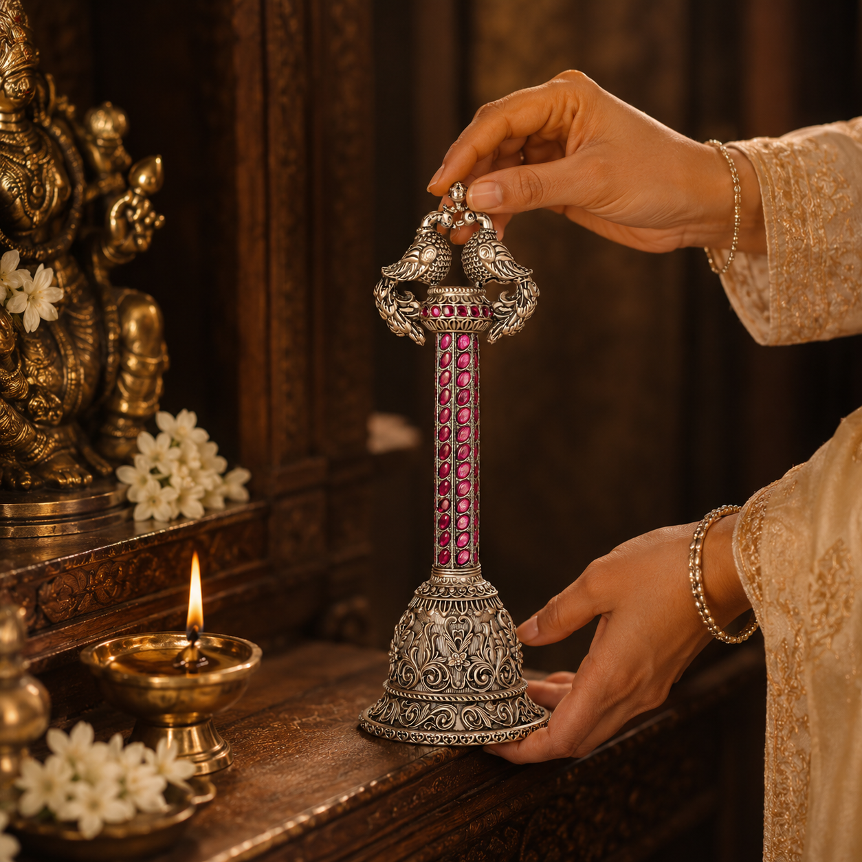 Mayur Ratna Silver Bell