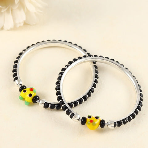 Anvi Silver Baby  Bangles Nazariya