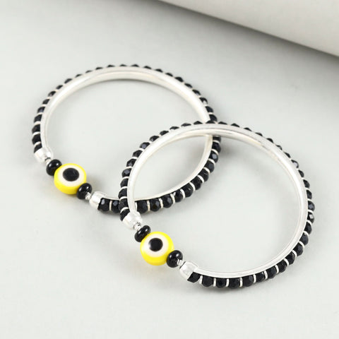 Little Guardian Baby Bangles Nazariya - Protective silver charm