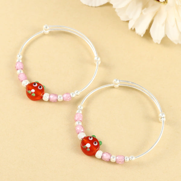 Bhavya Silver Baby Bangles