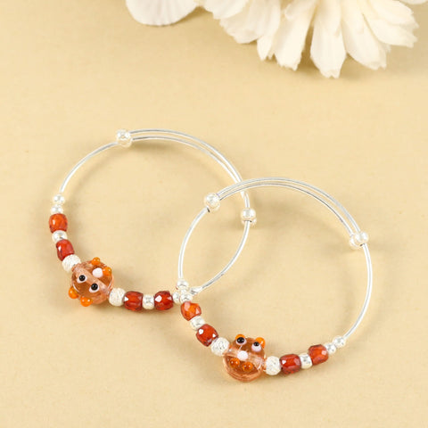 Amaya Silver Baby Bangles