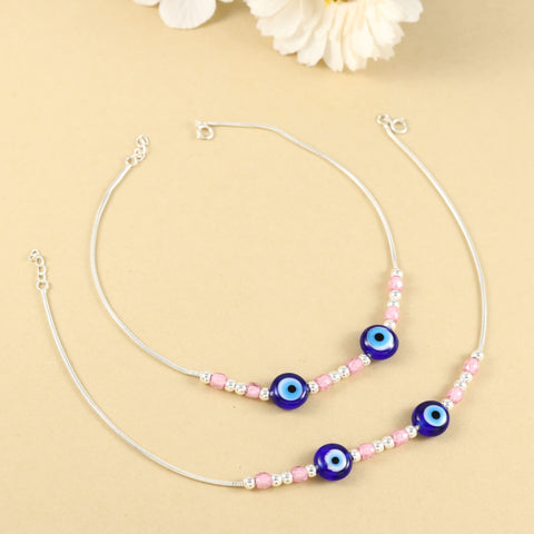 Vamika Silver Anklets