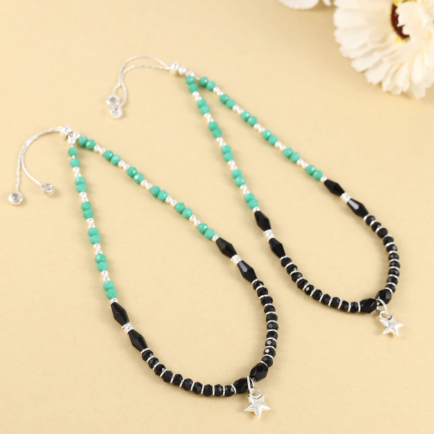 Tara Twinkle Anklets Silver Anklets