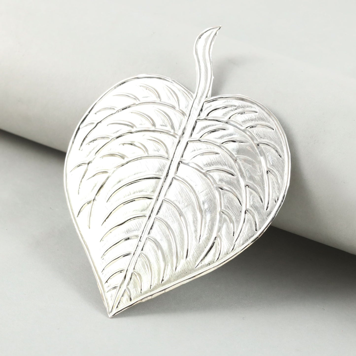 Silver Paan Patta For Pooja