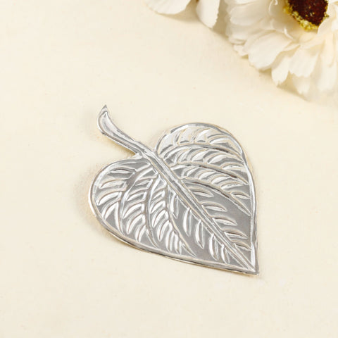 Silver Paan Patta For Pooja