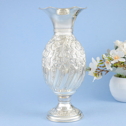 Elegant Silver Vase