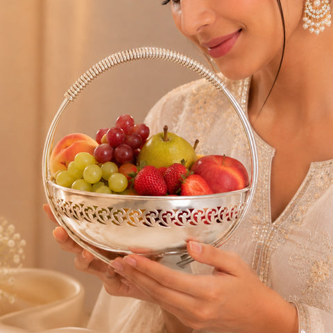 Ramiya Silver Fruit Bowl