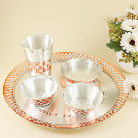 Reman Colorful Silver Meal Set