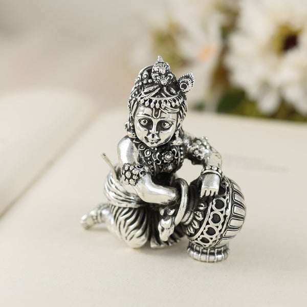 Lovely Ladoo Gopal Silver Idol