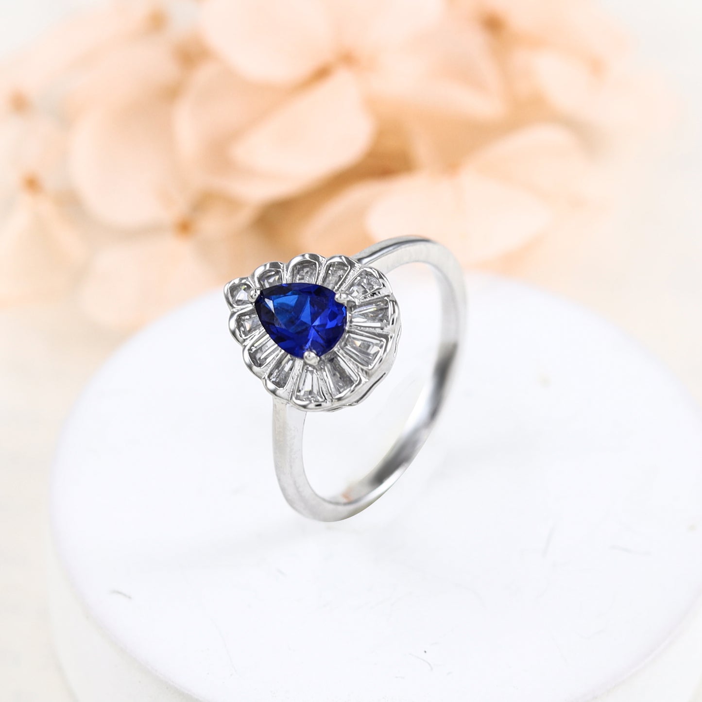 Pravina Charming Silver CZ Ring