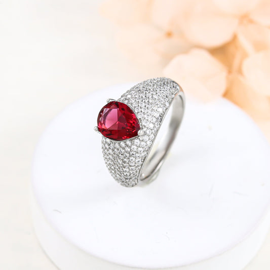 Niya Charming CZ Silver Ring