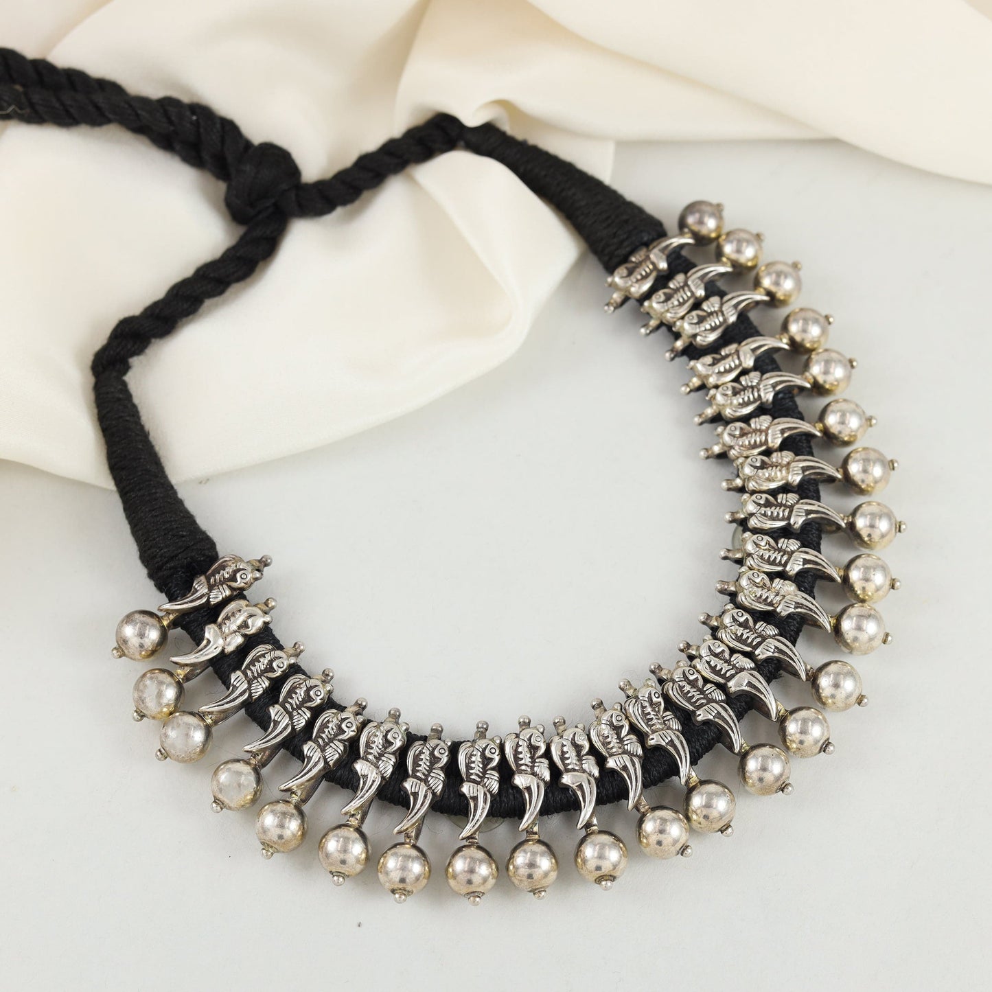 Preeti Lovely Silver Necklace