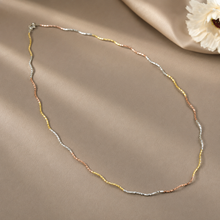 Triveni  Elegant silver chain With wavy Design