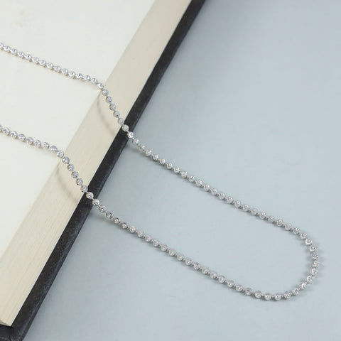 Ishita Elegant Silver Bead Chain