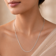 Sleek  Minimal  Everyday Elegance Silver Chain