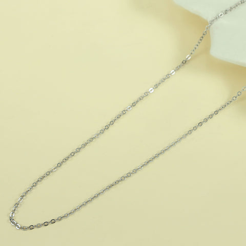Lightweight Dainty  Everyday Shine Silver Chain