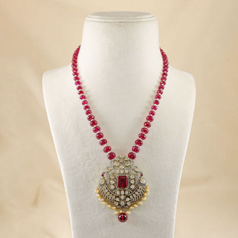 Padmavati Antique Silver Necklace