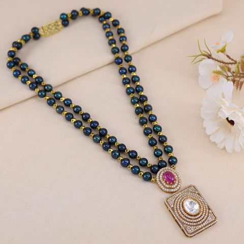 Bhavika Imperial Glow Silver Necklace