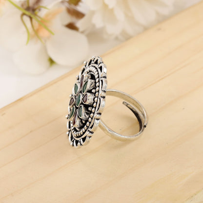 Fancy Antique Silver Ring