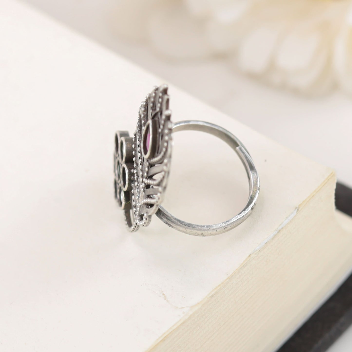 Modern Antique Silver Ring