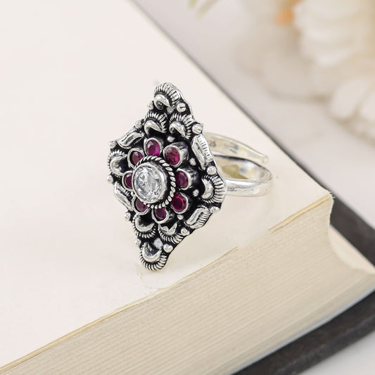 Trendy Antique Silver Ring