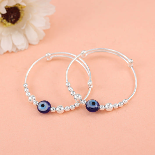 Pretty Silver Baby Bangles