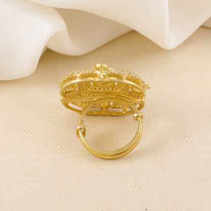 Palvika Victorian Silver Ring