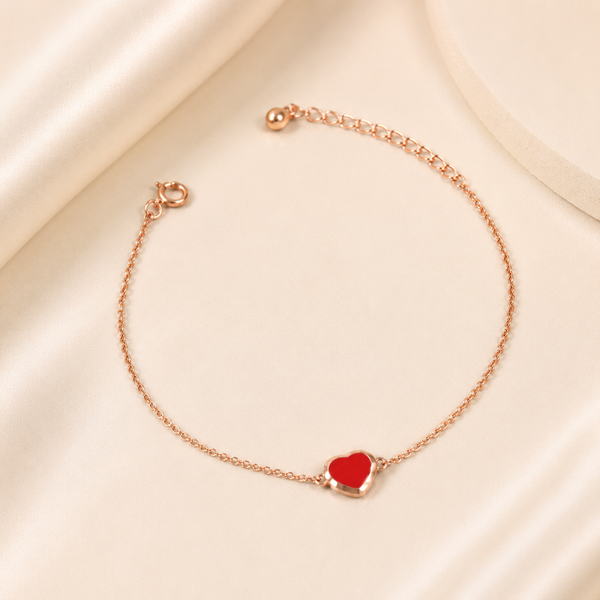 Heart Glow Silver Bracelet