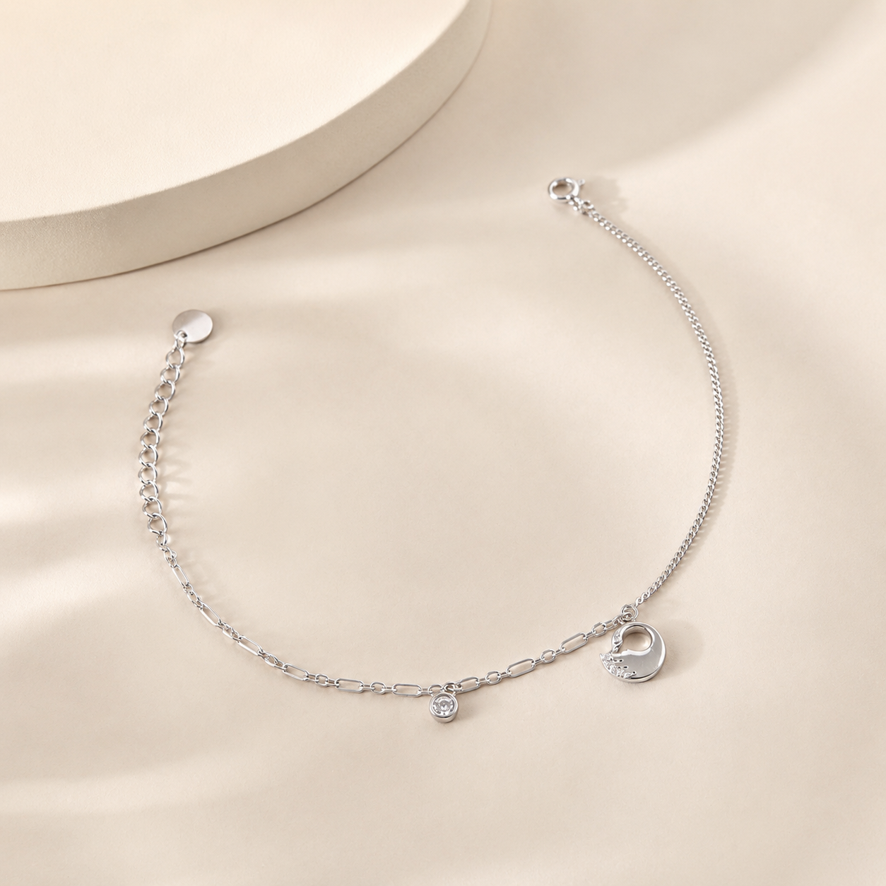 Dream Moon Silver Bracelet