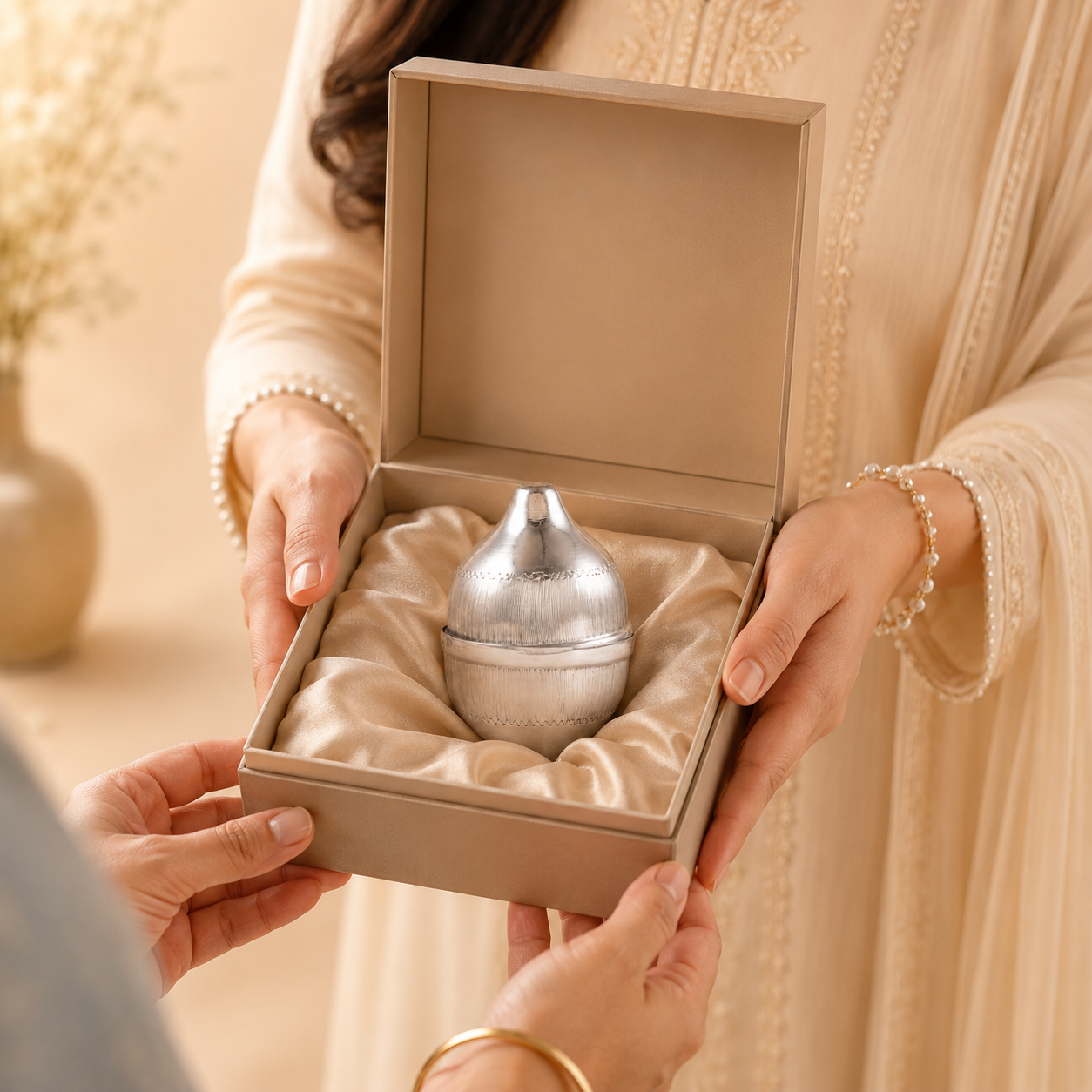 Premium Silver Nariyal