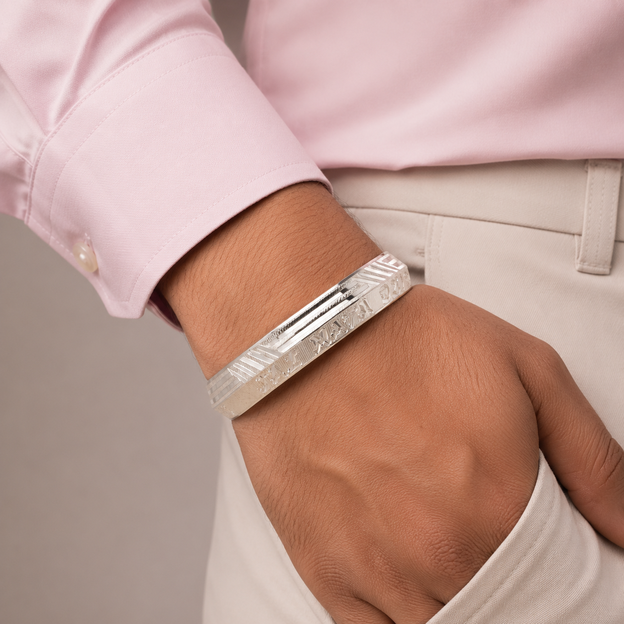 Imperial Silver Kada For Him